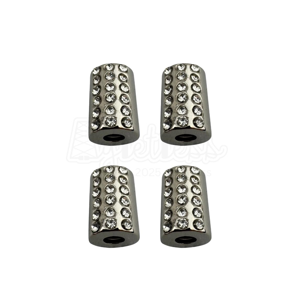Elastische veters bling steentjes sluiting geschikt voor elastische veters van 3 tot 9 mm breed