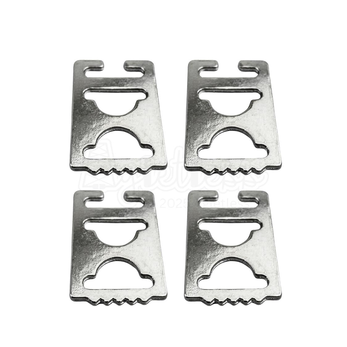 Elastische veters clipjes sluiting geschikt voor elastische veters van 5 tot 9 mm breed