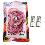 Elastische veters zonder strikken fluffy 7mm magnetische sluiting rozenrood in luxe verpakking