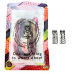 Elastische veters zonder strikken glitter 6mm bling magnetische sluiting candy in luxe verpakking