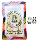 Elastische veters zonder strikken ovaal 4mm luxe lock beige in luxe verpakking