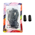 Elastische veters zonder strikken plat 7mm capsule sluiting zwart in luxe verpakking