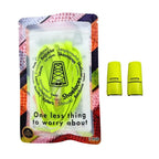 Elastische veters zonder strikken plat 9mm magnetische sluiting fluorescerend groen in luxe verpakking