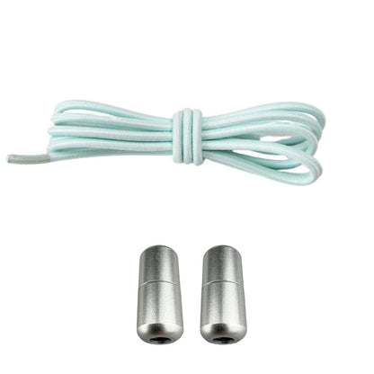 Productafbeelding van ronde elastische veters van 3 mm met capsule sluiting in de kleur lichtgroen