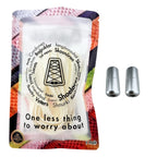 Elastische veters zonder strikken vintage 8mm capsule sluiting gebrokenwit in luxe verpakking