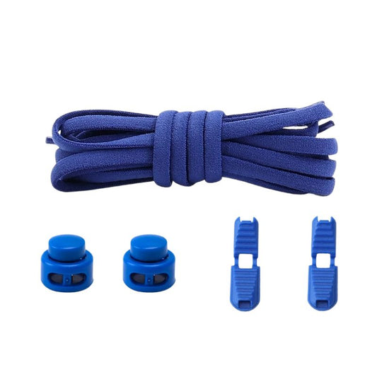 Elastische veters blauw sport met sluitsysteem voor sportschoenen en hardloopschoenen