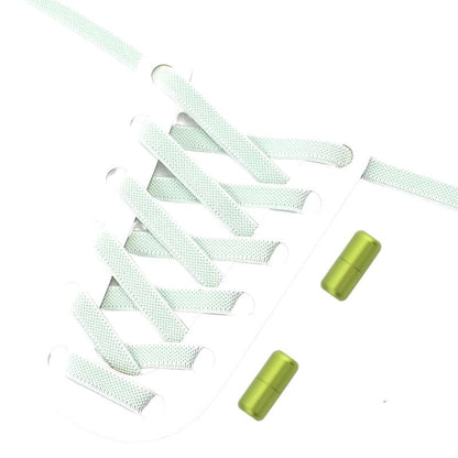 Elastic No-Tie Shoelaces - 9mm Flat Wide