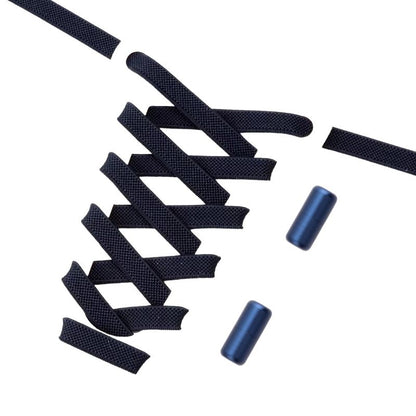 Elastic No-Tie Shoelaces - 9mm Flat Wide